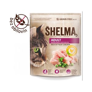 Shelma Adult bezobilné granule pro dospělé kočky 750g