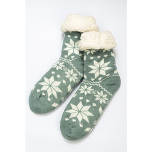 Zimní ponožky sněhové vločky