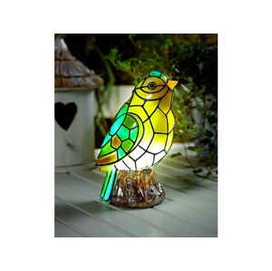 Solární ptáček Tiffany