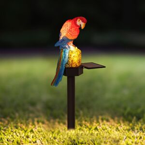 LED solární zahradní zápich Papoušek